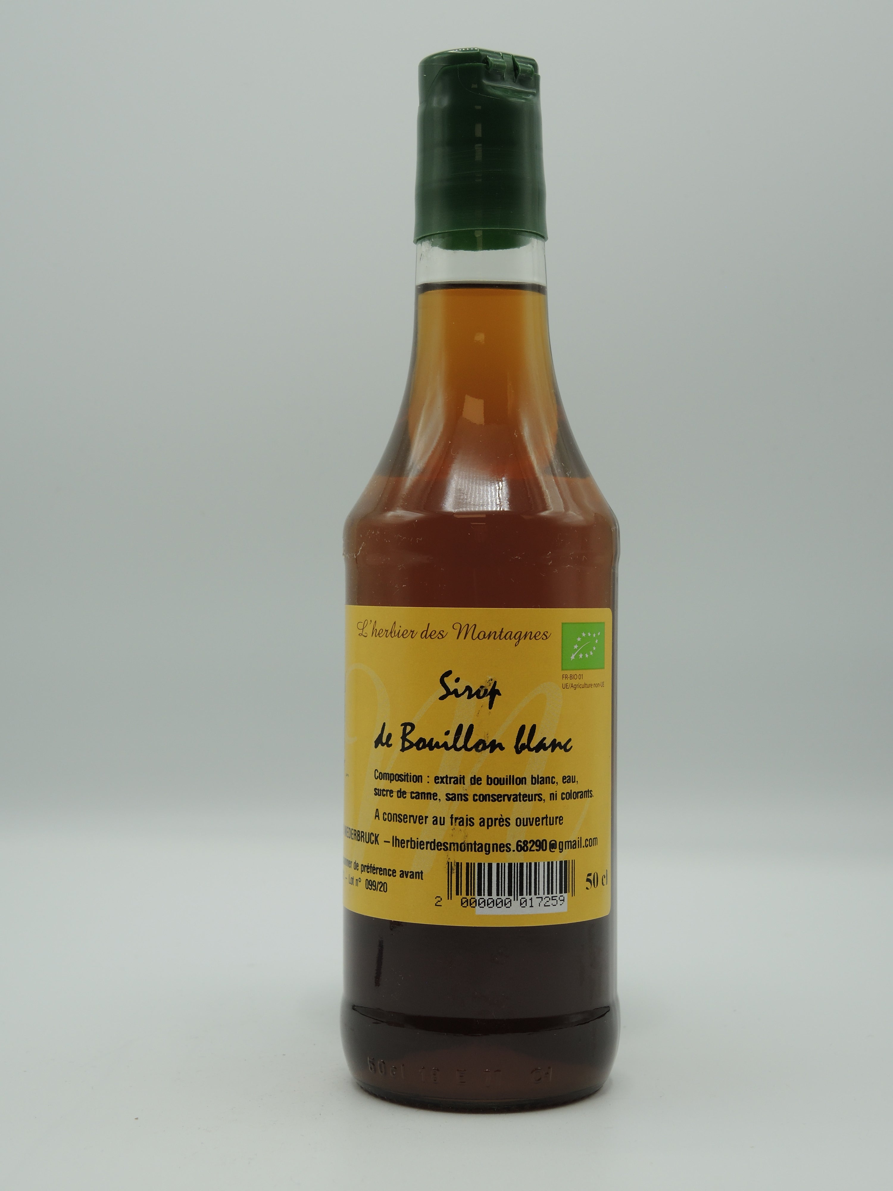 Sirop de bouillon blanc, 50cl, l'Herbier des Montagnes