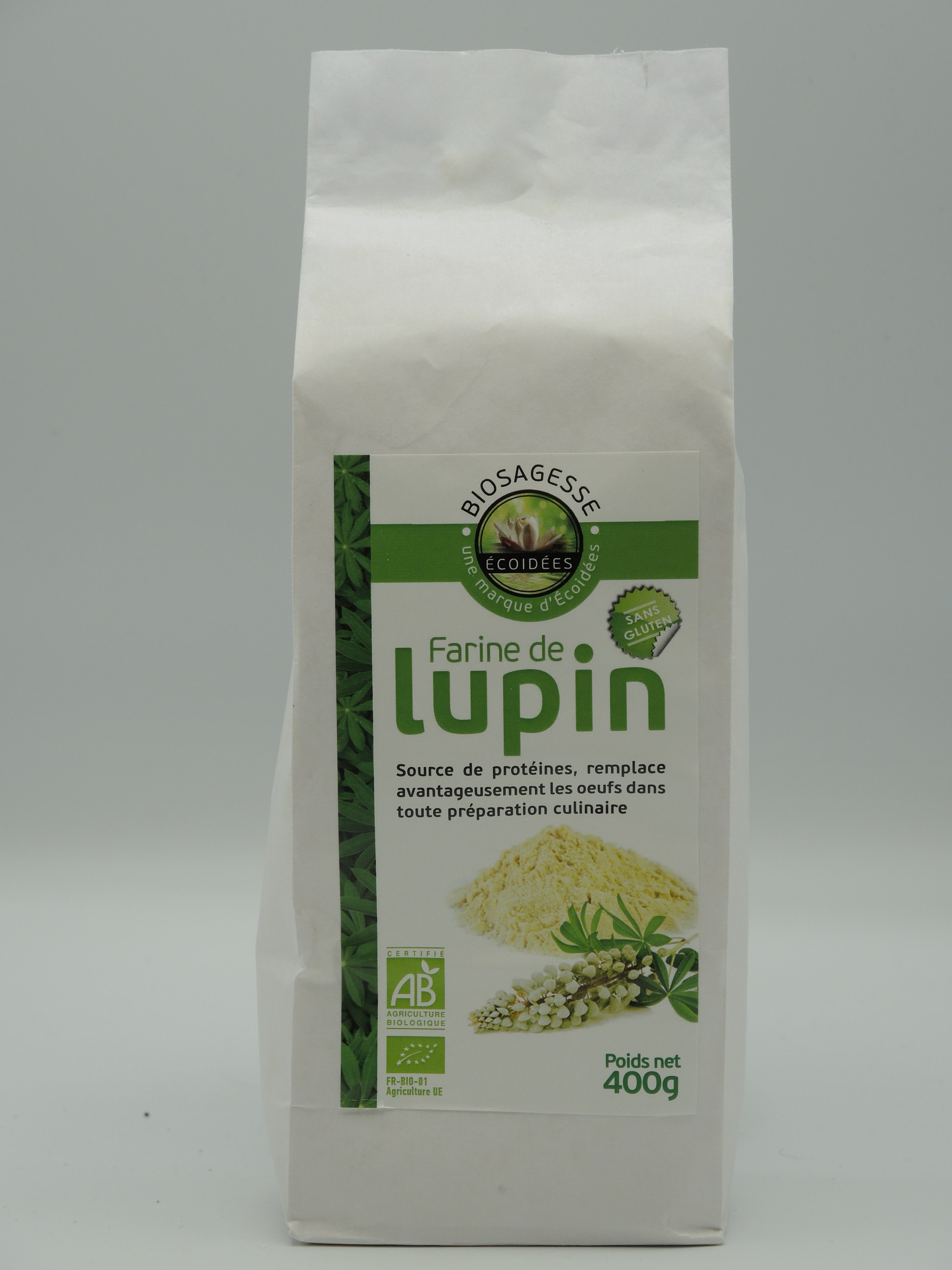 Farine de lupin : excellente alternative naturelle à l'œuf