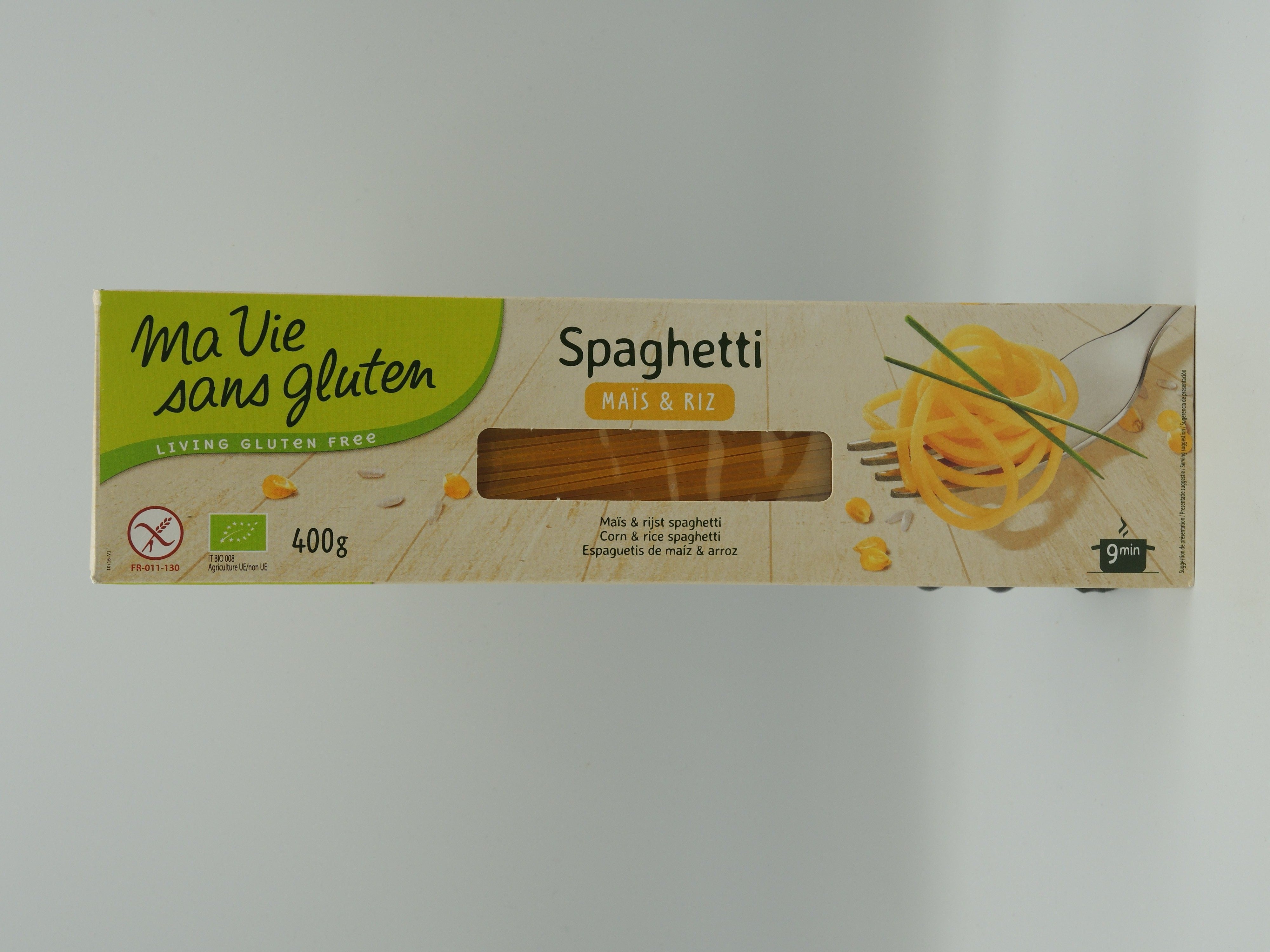 MVSG SPAGHETTI MAIS ET RIZ 400G