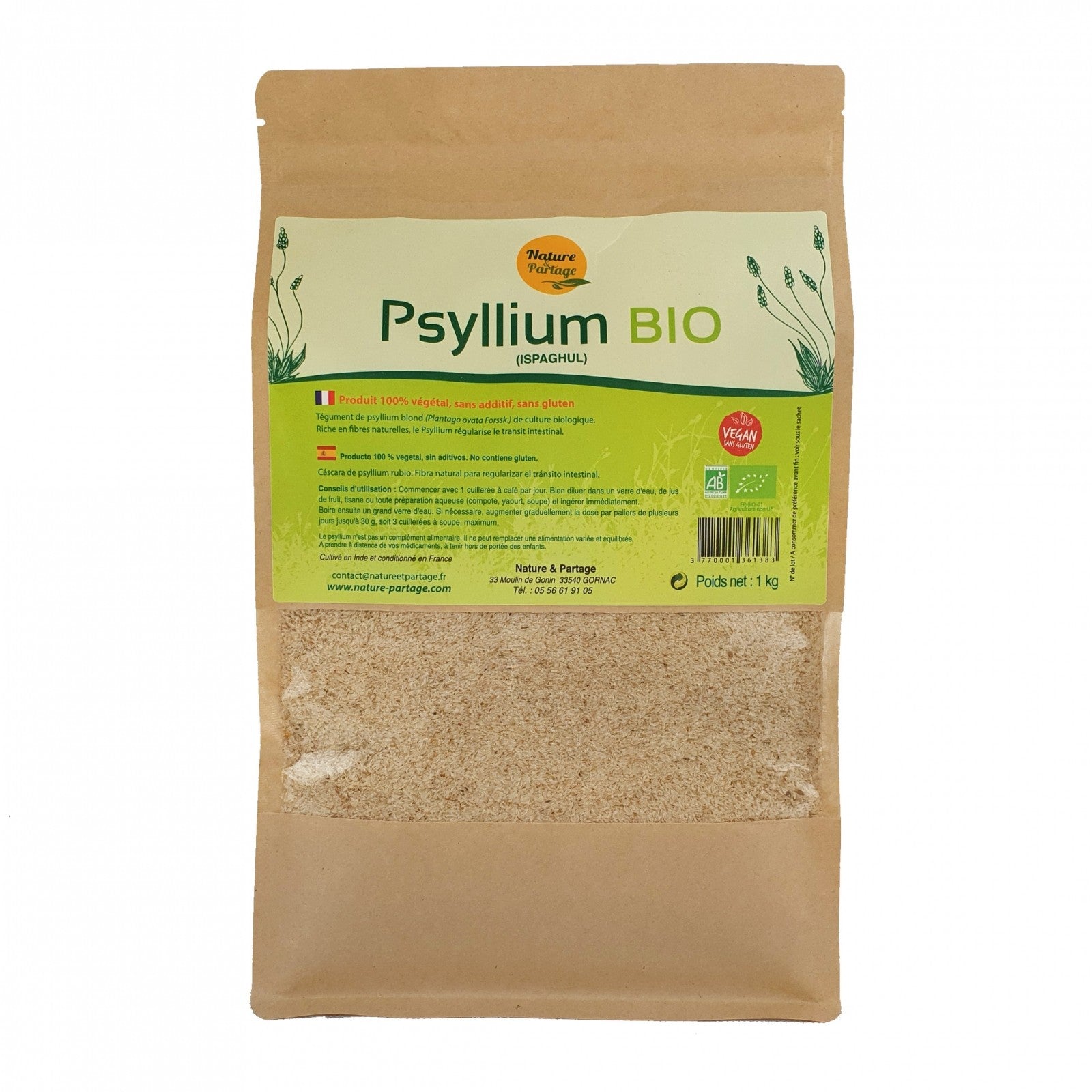 Psyllium blond bio - Vecteur santé