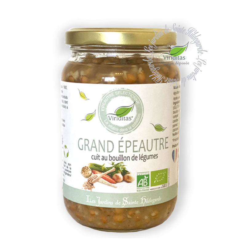 BOCAL GRAND ÉPEAUTRE BIO AU BOUILLON, 240g, Les Jardins d'Hildegarde