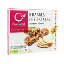 6 Barres de céréales pommes miel, Biosoleil