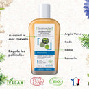 Shampooing Traitant Bio Anti pelliculaire Argile Verte 250ml, Dermaclay