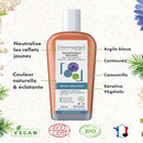 Shampooing traitant Bio Cheveux Gris Argile Bleue 250ml, Dermaclay