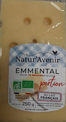 Emmental bio, affiné 10 semaines,  250g, Natur'Avenir