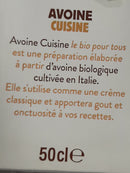 Avoine cuisine,50cl, le Bio pour Tous