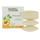 Savons surgras certifiés bio Abricot 3x150g, Rampal Latour