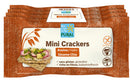 Mini Crackers sésame chia, 4x35G, Pural