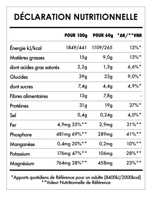 Eveil du bouddha cacahuetes banane ,360g, ISWARI