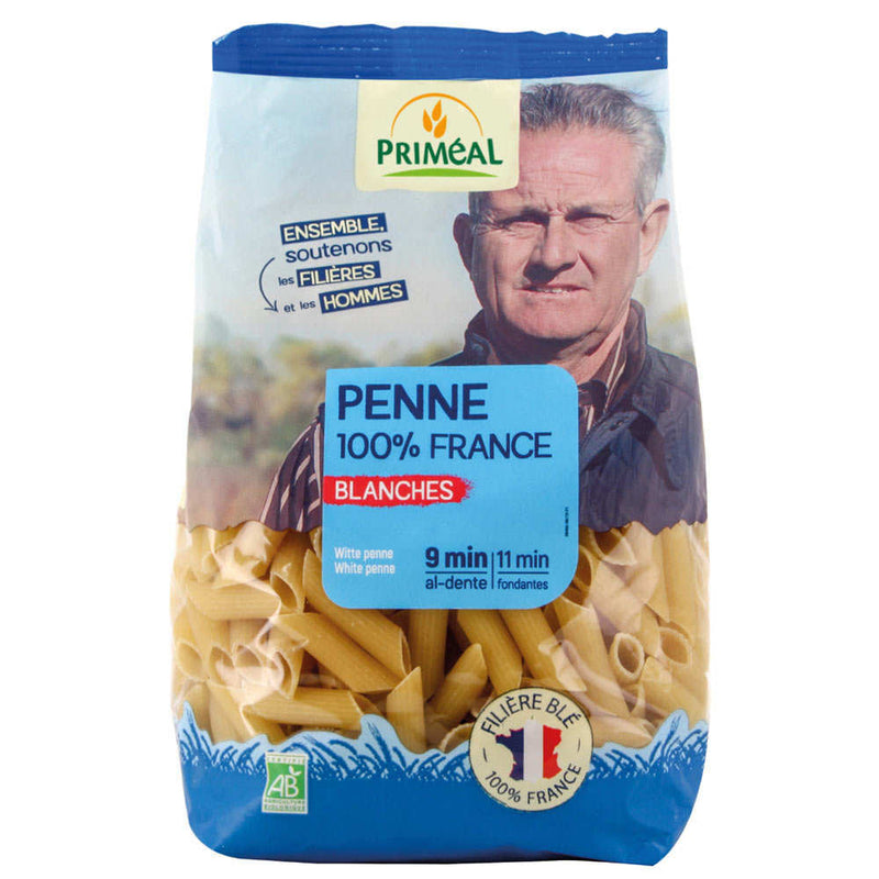 Penne blanche,100% France 500g, Priméal