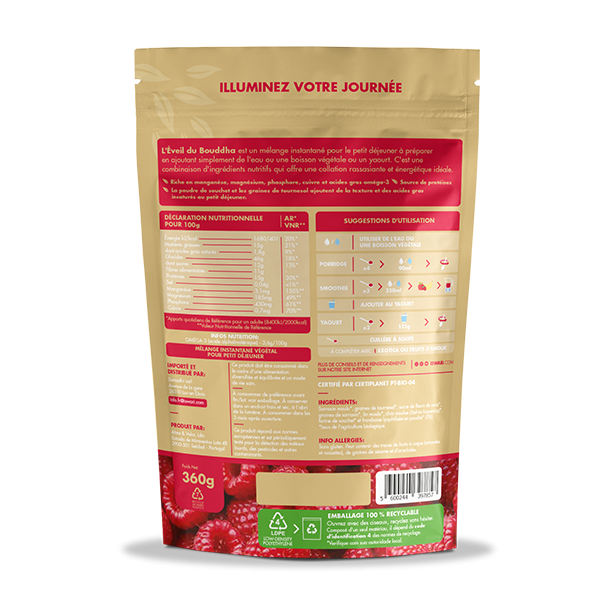 Eveil du bouddha framboise,360g, ISWARI