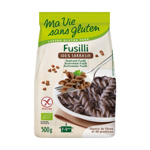 Fusilli 100% sarrasin, 500g, Ma Vie sans Gluten