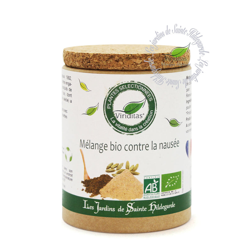 POUDRE CONTRE LA NAUSEE BIO 50G, Les Jardins d'Hildegarde