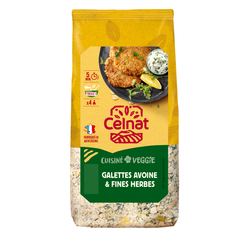 Préparation pour galettes veggie, Quinoa & petits légumes, 250g, Celnat