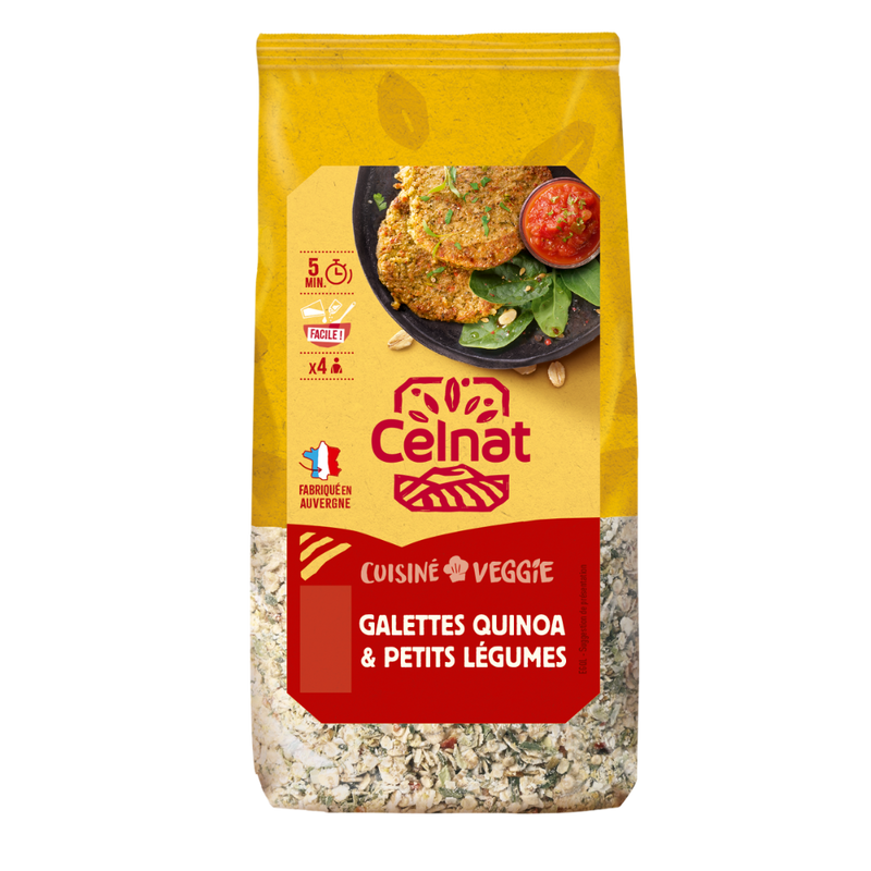 Préparations pour galettes veggie, Avoine & Fines herbes, 250g, Celnat