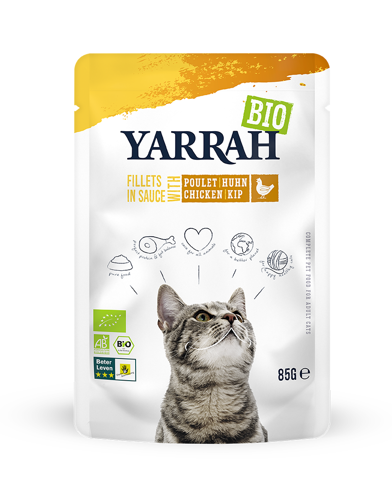 Alimentation pour chat, en sauce,  au poulet, 85g