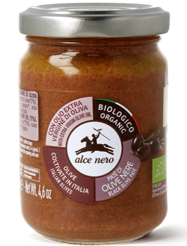 TAPENADE OLIVES NOIRES (130G) ALCE NERO