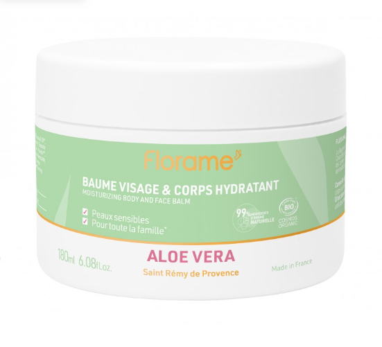 Baume visage et corps hydratante à l'aloe Vera, 180ml, Florame