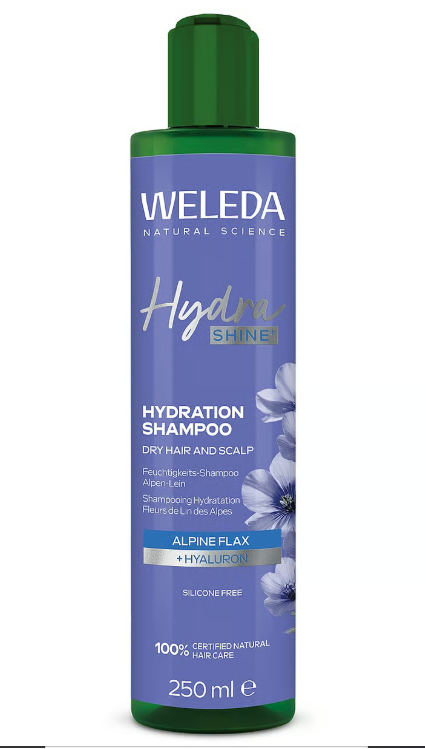 Hydra Shine Shampooing Hydratation, 250 mL,Weleda