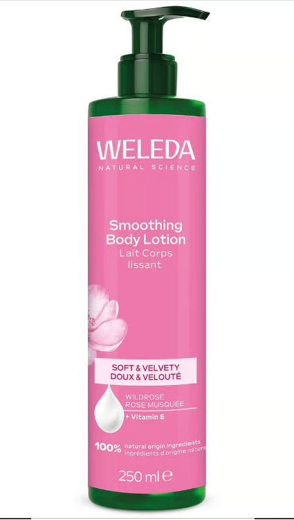 Lait Corps lissant Rose musquée, 250ml, Weleda