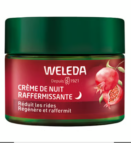 Crème de nuit raffermissante à la grenade, 40ml, Weleda