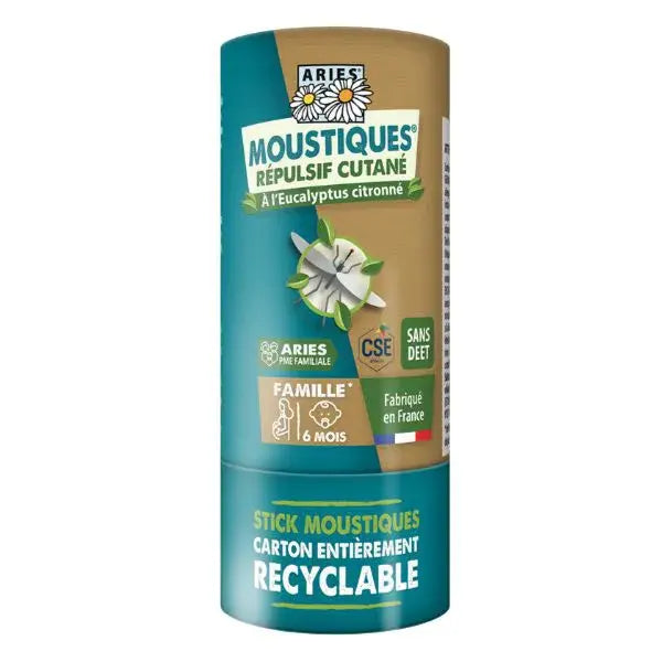 Stick répulsif moustiques 50 g, Aries