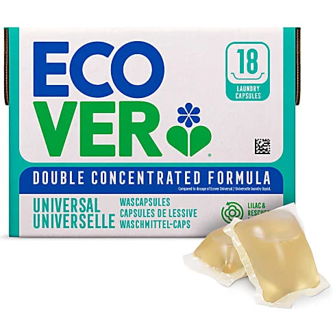 Capsules de Lessive Universelle Lila & Rose - 18 pods, Ecover