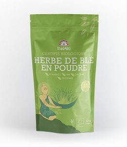 Herbe de Blé en Poudre Bio,125G, ISWARI