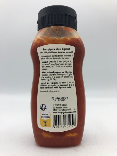 Sauce Sriracha,190g, le voyage de mamabe