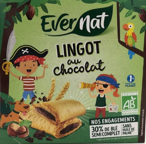 Biscuits, lingot au chocolat, 150g, Evernat