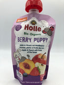 Berry puppy - Gourde pomme, pêche et fruits des bois , 100g, Holle