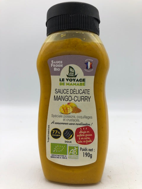 Sauce mango curry, 190g, le voyage de mamabe