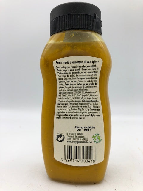 Sauce mango curry, 190g, le voyage de mamabe