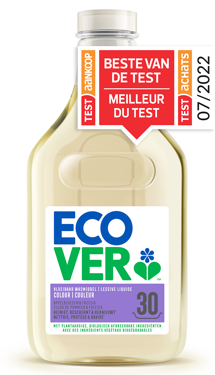 LESSIVE LIQUIDE COULEUR - 28 lavages 1,5L,  Ecover