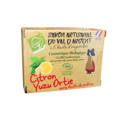 Savon Citron-Yuzu-Ortie, 140g, Argasol
