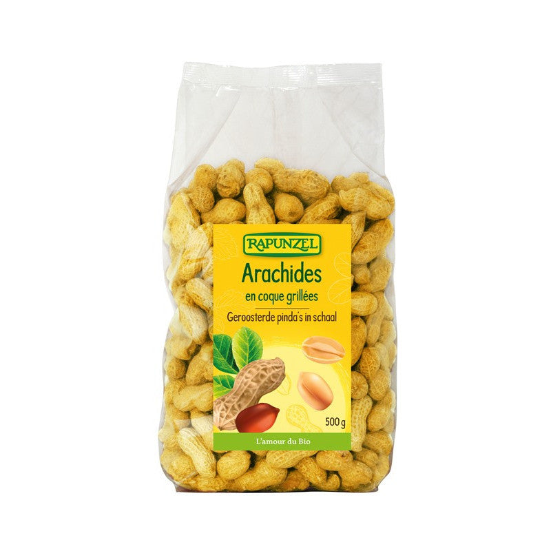 Arachides en coque grillées 500g, Rapunzel