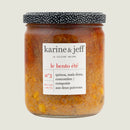 BENTO Quinoa, maïs doux, concombre / compotée aux deux poivrons, 360g, Karine & Jeff