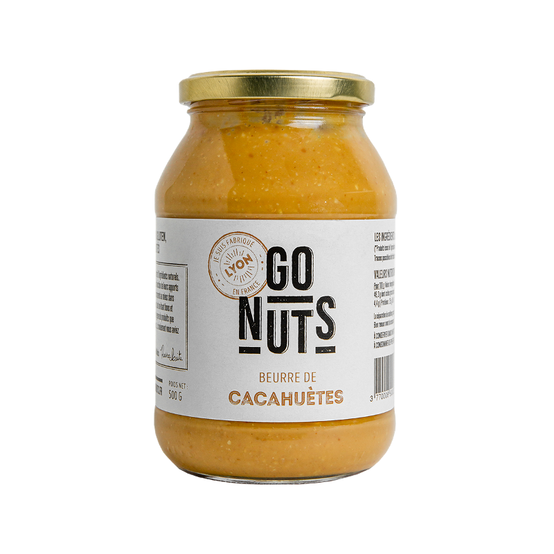 Beurre de cacahuètes 500g, Go Nuts
