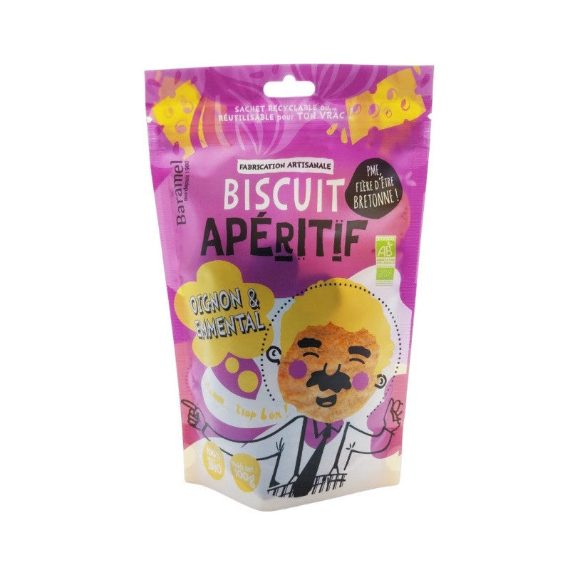 Biscuit salé oignon-emmental "100g", Baramel