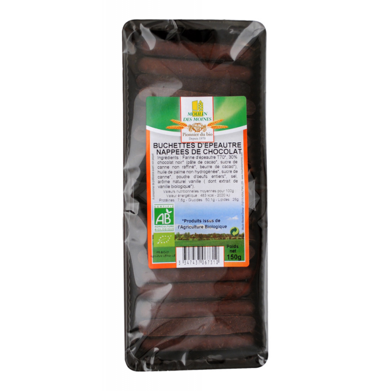 Buchettes d'épeautre, 150g, Moulin des moines
