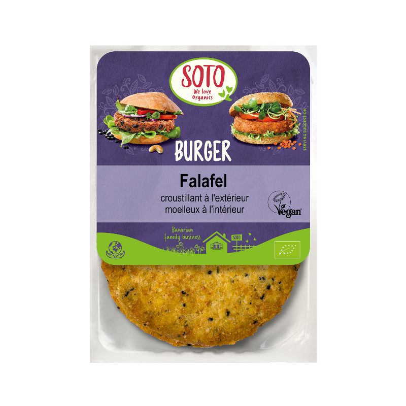 Burger falafel 2x100g,Soto