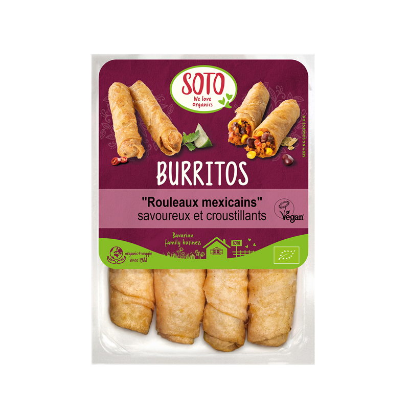 Burritos, rouleaux mexicains 190g, Soto