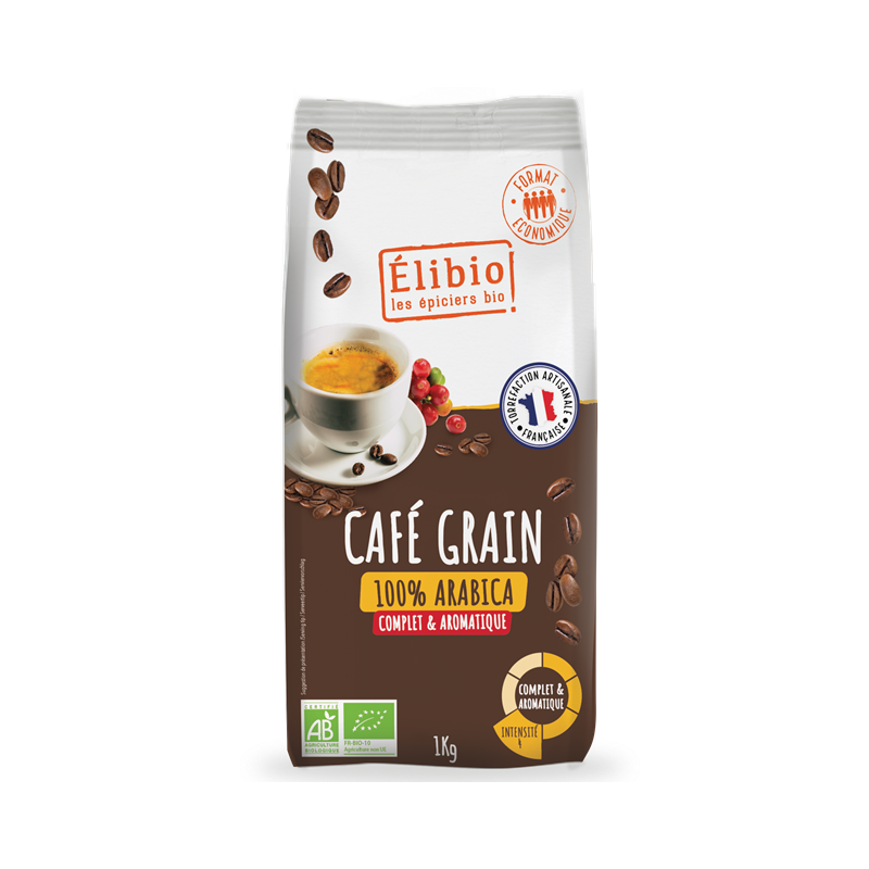 Café arabica grain 1kg, Elibio