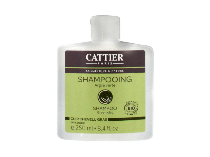 Shampooing à l'argile verte,250ml, Cattier