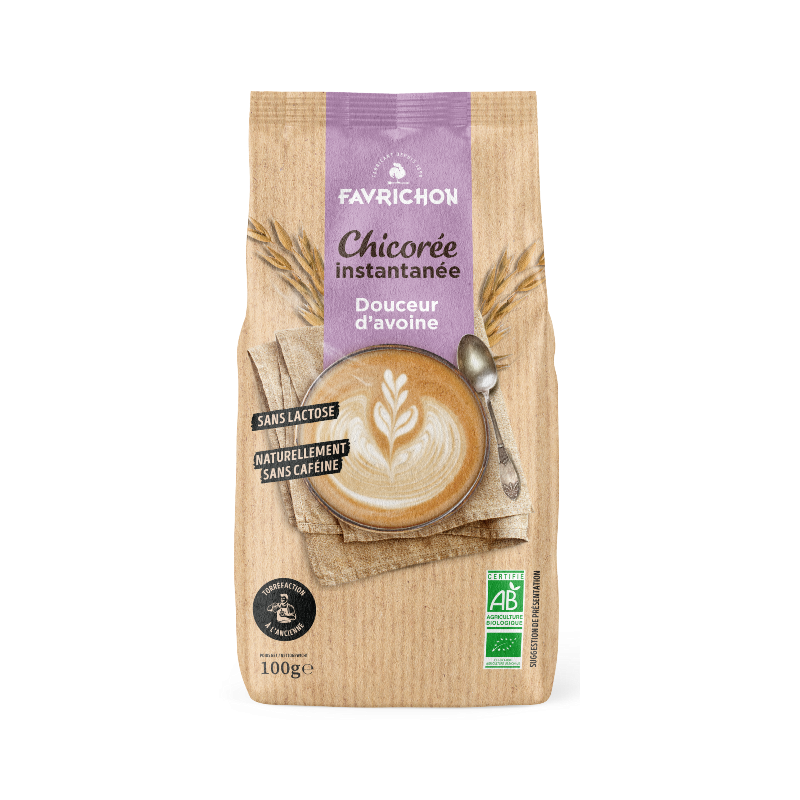 Chicorée instantanée douceur avoine 100g, Favrichon