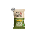 Chips de pomme de terre paysannes (ondulés) 200g, Sel et terre