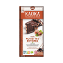 Chocolat noir 66% noisettes entières 180g, Kaoka