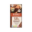 Chocolat noir dessert 58%, 200g, Kaoka