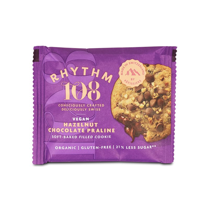 Cookie moelleux coeur fondant choco-noisette 50g, Rhythm108