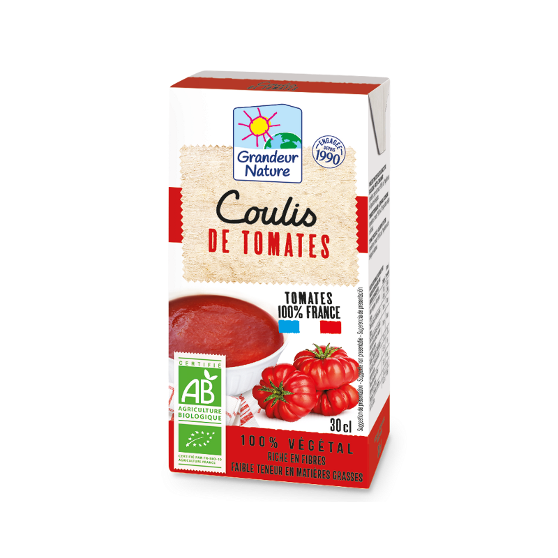 Coulis de tomates 30cl, Grandeur Nature